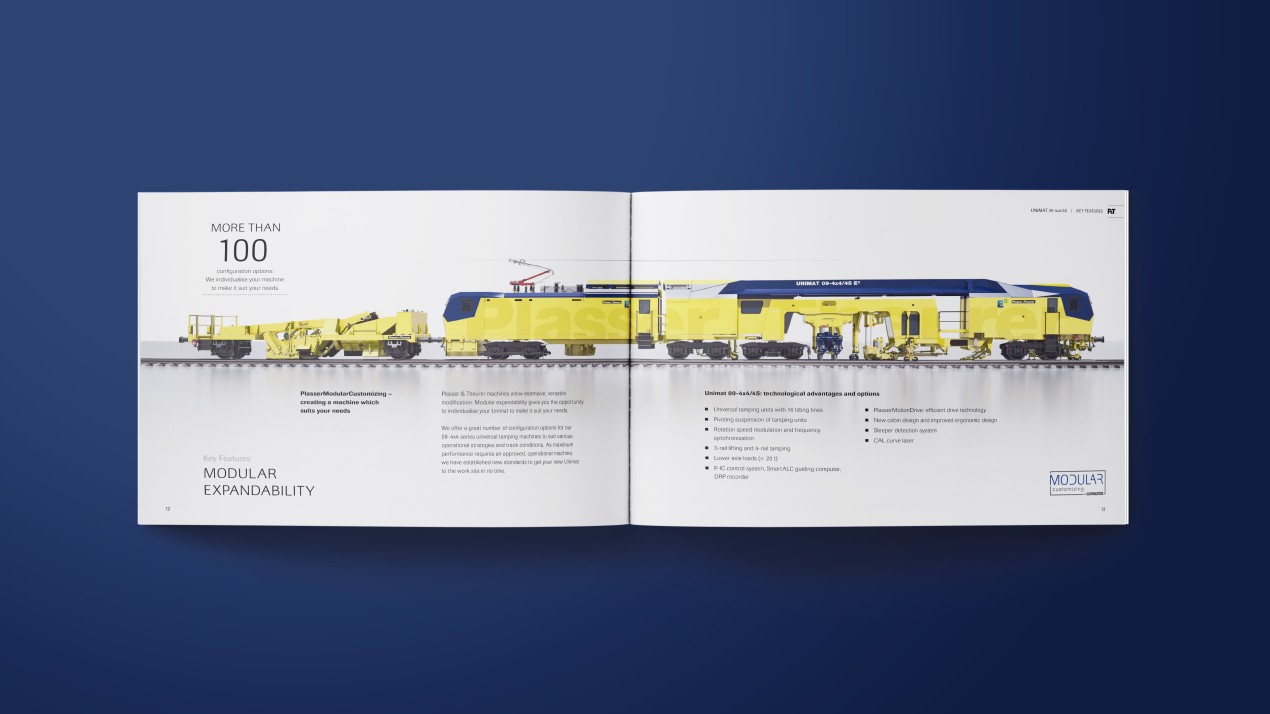 Product brochure Plasser & Theurer product brochure