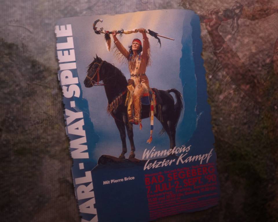 Plakat von 1990 Plakat von „Winnetous letzter Kampf“