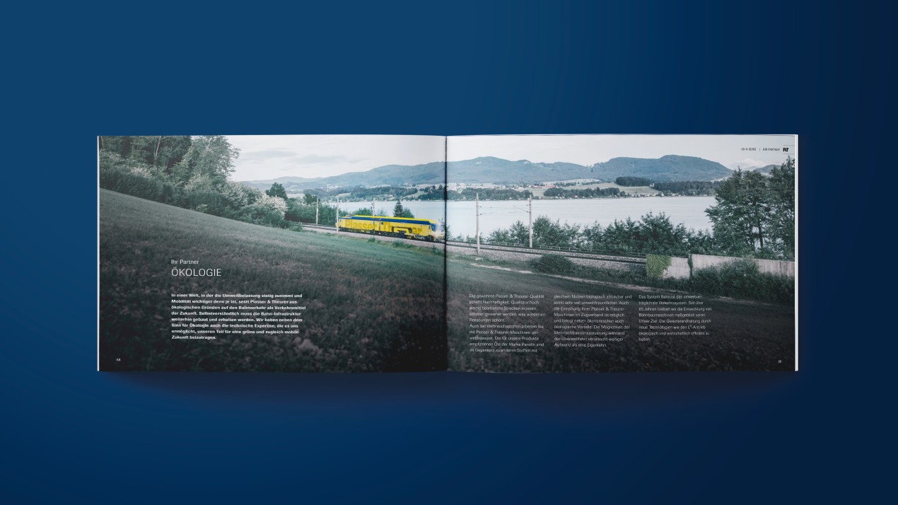 Grafik einer Plasser & Theurer-Maschine von innen Grafische Darstellung des Innenlebens einer Plasser & Theurer-Maschine