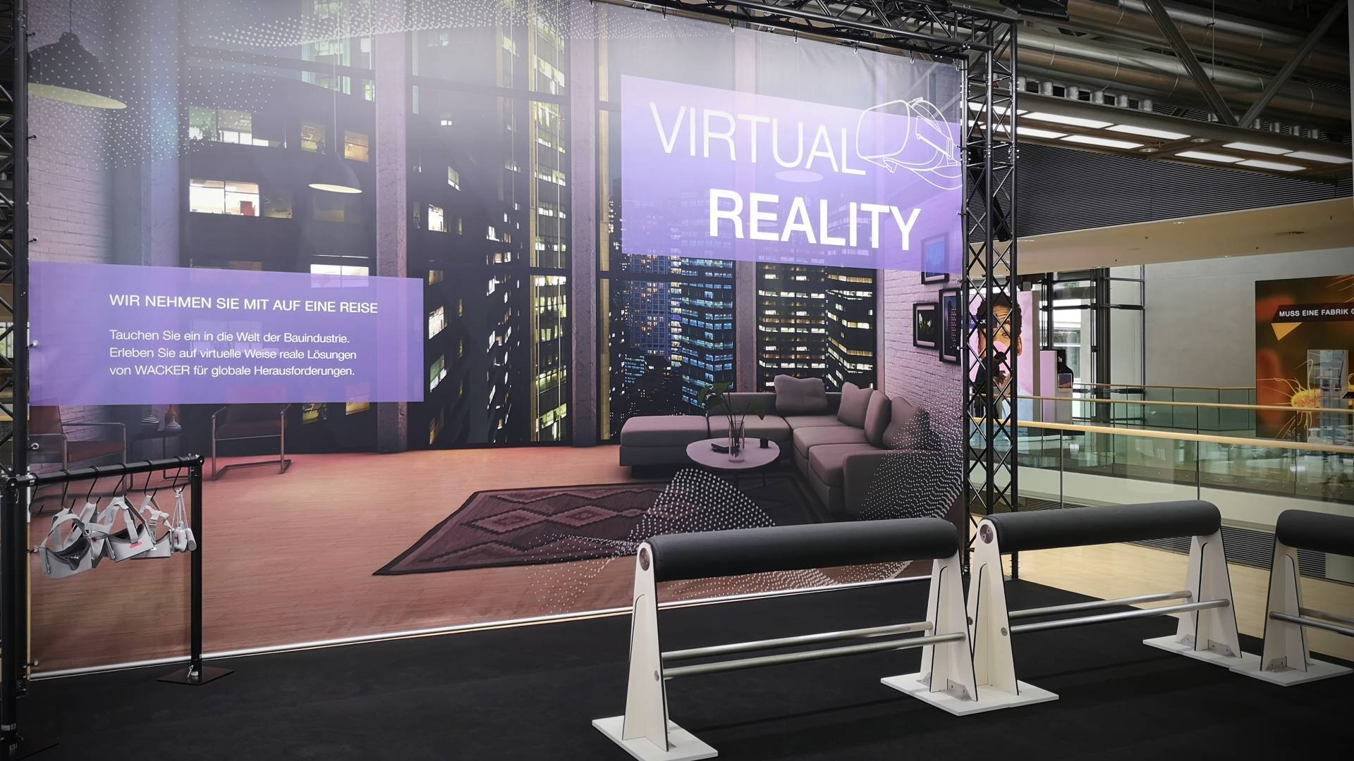 VR Construction WACKER HV – stand for the VR Construction application