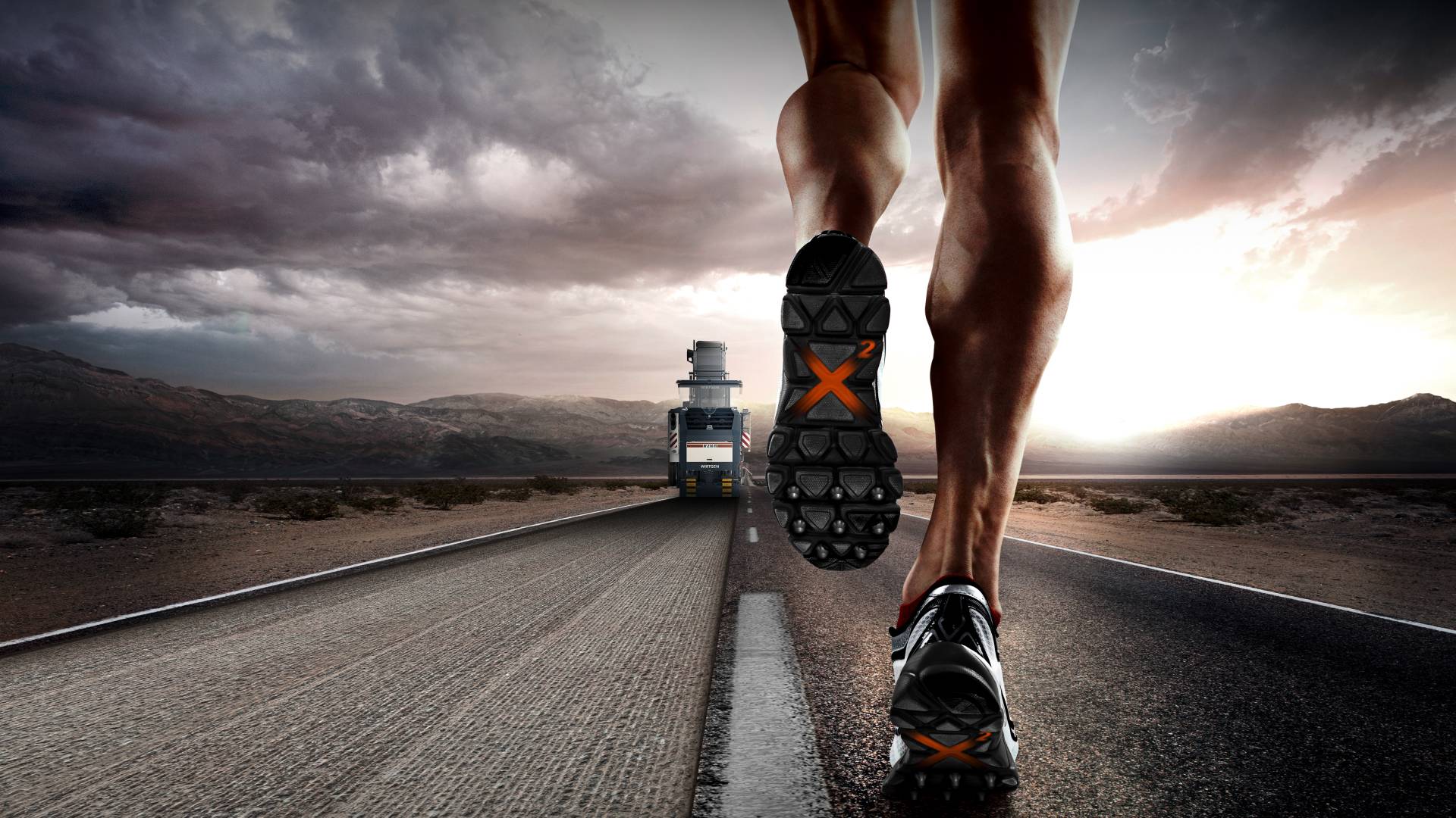 Visual der Kampagne für die Meißelgeneration X² von Wirtgen Visual der Kampagne für die Meißelgeneration X² von Wirtgen